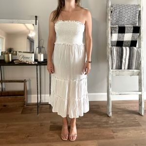 Gauzy, Strapless Dress